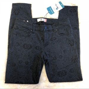 Cabi Blue Lace Skinny 3195 Jeans Pants sz 6 NWT
